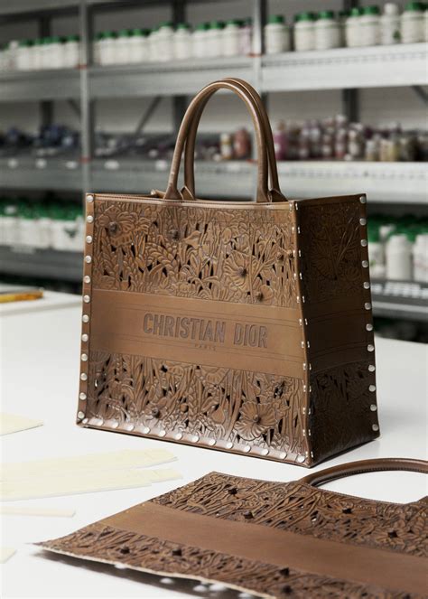 The Making of Dior's New SCULPTED Leather Book Tote